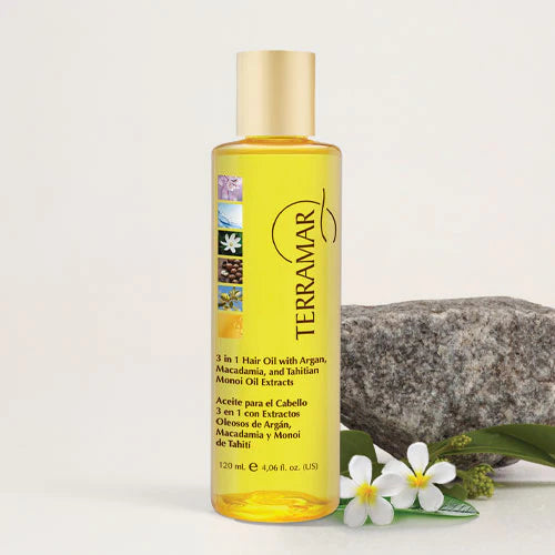 Terramar Aceite para el Cabello con Extractos Oleosos de Argán